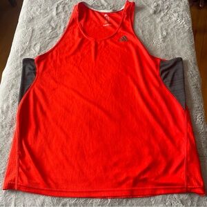 Adidas Men's supernova running tank orange & grey size XL